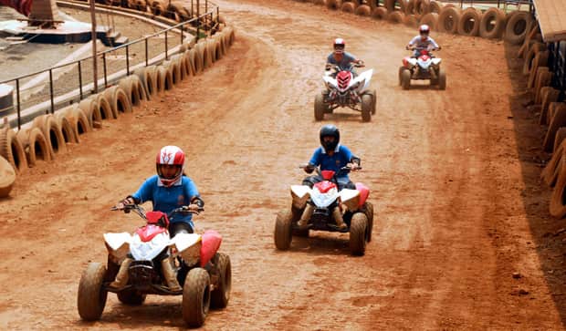 Enjoy ATV 90CCPolaris Ride at Della Adventure Park